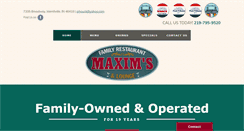 Desktop Screenshot of maximsrestaurant.com